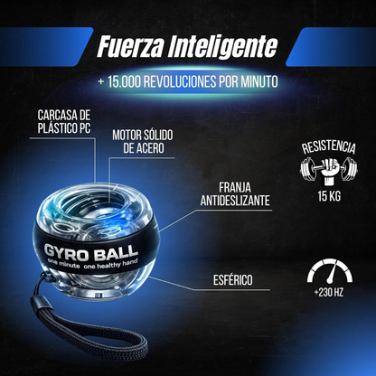 Gyro Ball - Ejercitador de Muñeca y Antebrazo